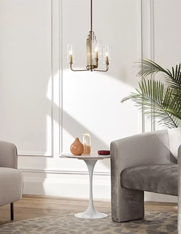 Kimrose sospensione 3 luci art déco